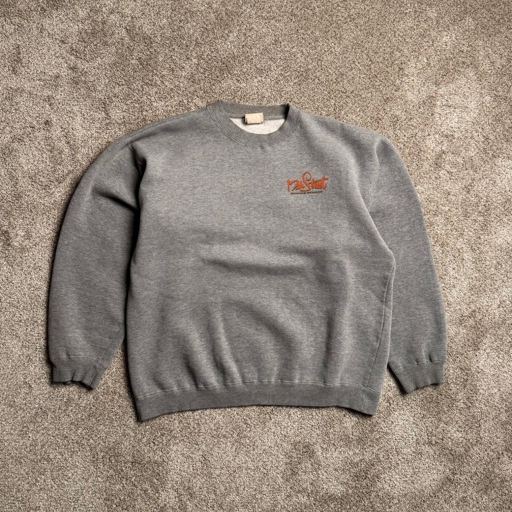 VINTAGE HEATHER GREY 17TH STREET SURF SHOP SWEATSHIRT